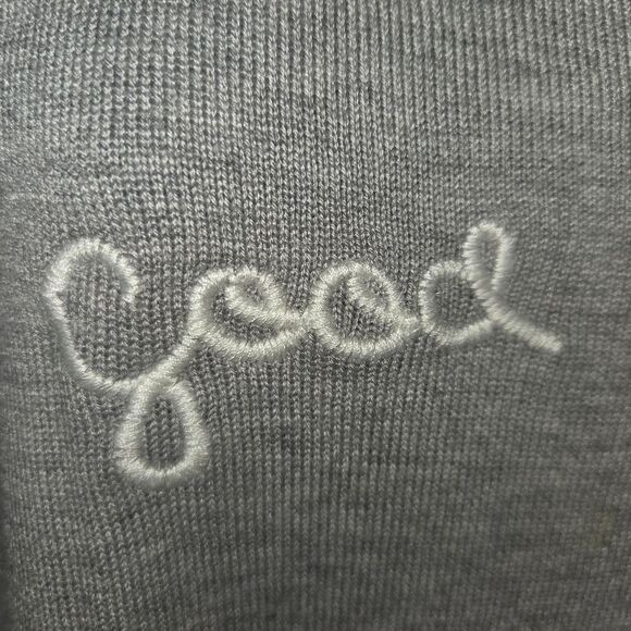 Rachel Zoe Good Vibes Gray Sweater Size XL - Picture 4 of 6